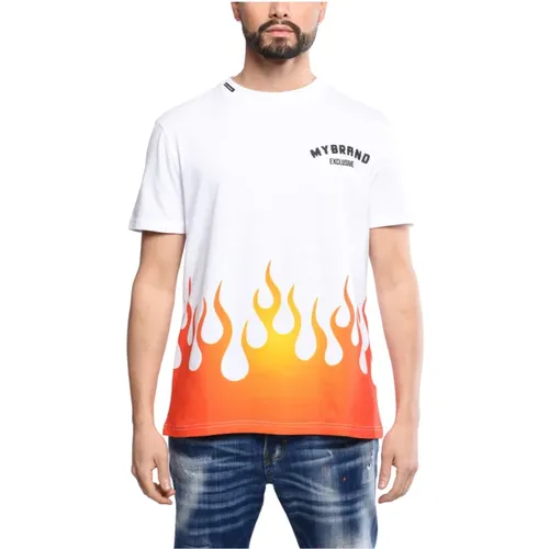 Fire T-Shirt Weiß My Brand - My Brand - Modalova