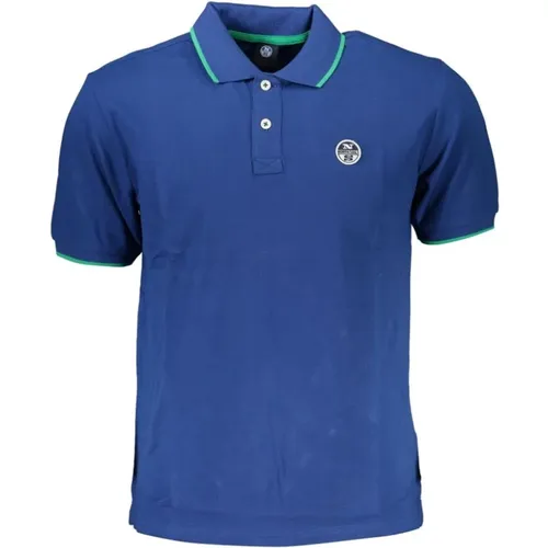 Cotton Polo Shirt with Short Sleeves , male, Sizes: S - North Sails - Modalova