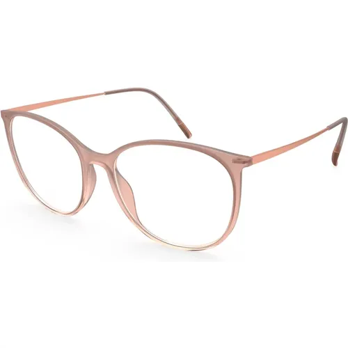 Illusion Lite Fullrim Sunglasses Balanced Rose , unisex, Sizes: 54 MM - Silhouette - Modalova