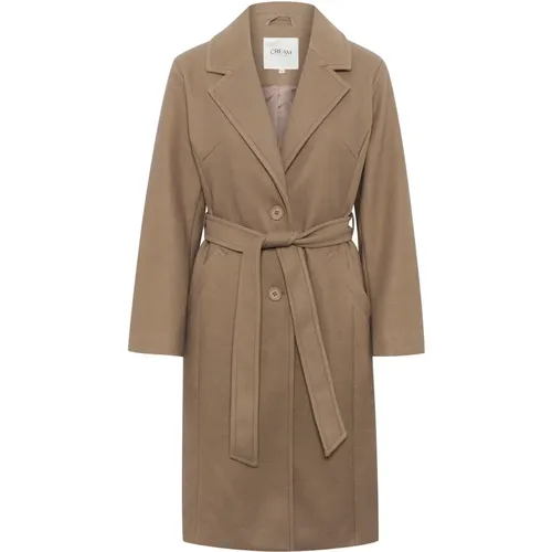 Elegante Klassische Jacke Sepia Tint - Cream - Modalova