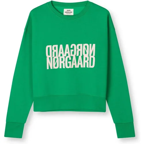 Grüner Tilvina Sweatshirt - Mads Nørgaard - Modalova