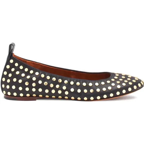 Studded Ballerina Flats , female, Sizes: 4 UK, 3 UK, 5 UK, 6 UK - Lanvin - Modalova