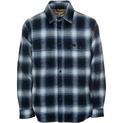 Gepolstertes Shadow Check Overshirt , Herren, Größe: L - Nudie Jeans - Modalova