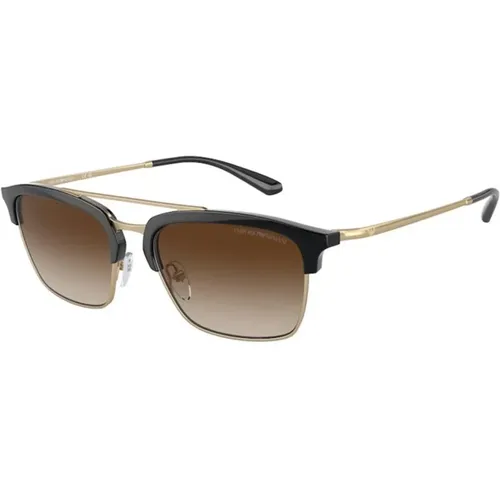 Stilvolle Sonnenbrille braune Verlaufsgläser - Emporio Armani - Modalova