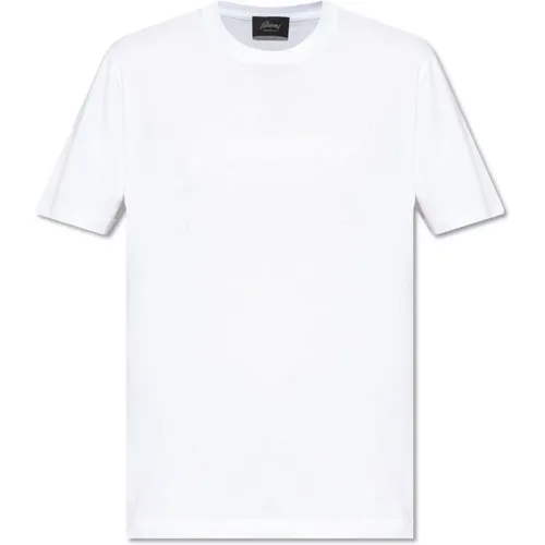 T-Shirt mit Logo , Herren, Größe: L - Brioni - Modalova