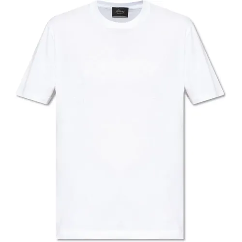 T-Shirt mit Logo , Herren, Größe: M - Brioni - Modalova