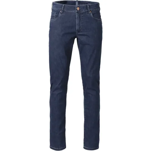 Slim Multicolor Gesteppte Denim , Herren, Größe: W42 L32 - Meyer - Modalova