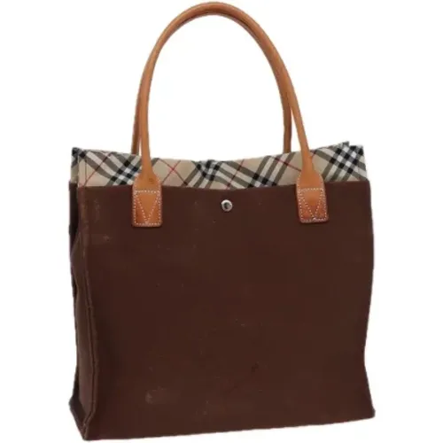 Pre-owned Canvas totes , female, Sizes: ONE SIZE - Burberry Vintage - Modalova