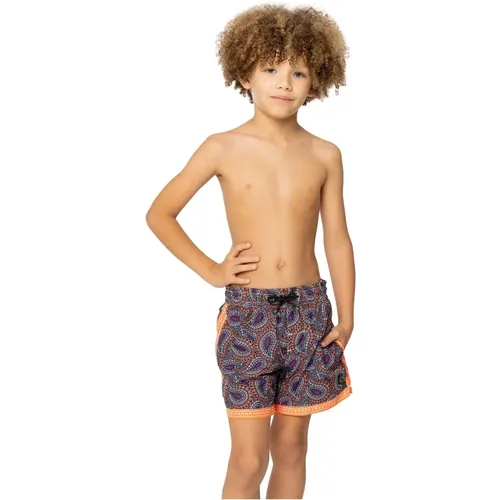 Kurze Badehose mit elastischem Bund für Jungen,Kurze Elastische Taille Jungen Badeshorts Micropt - 4Giveness - Modalova