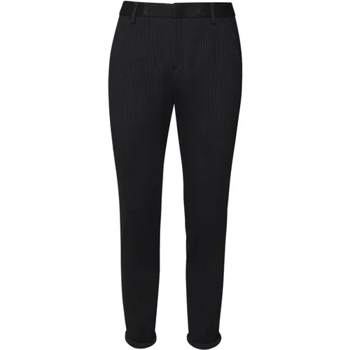 Schwarze Slim-Fit Hose , Herren, Größe: W30 - Dondup - Modalova