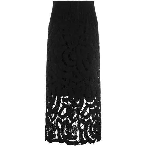 Midi Skirts , female, Sizes: M, S - Fabiana Filippi - Modalova