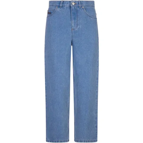 Blaue Beschichtete Denim Karotten-Passform Jeans - Marni - Modalova