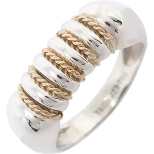 Pre-owned Gold rings , female, Sizes: ONE SIZE - Tiffany & Co. Pre-owned - Modalova