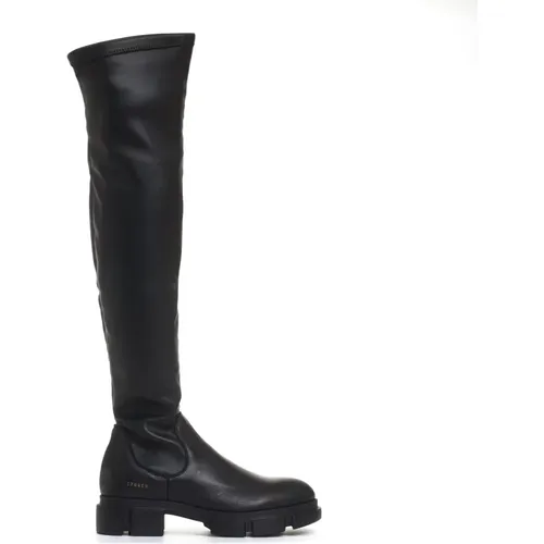 Over-the-Knee Elastic Boot , female, Sizes: 3 UK, 7 UK, 6 UK, 5 UK, 4 UK - Copenhagen Shoes - Modalova