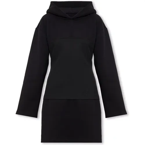 Short Hooded Dress , female, Sizes: XS - MM6 Maison Margiela - Modalova