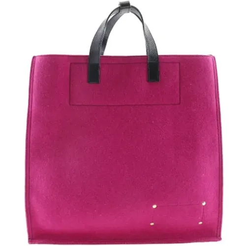 Pre-owned Rosa stoff Tote Bag , female, Sizes: ONE SIZE - Yves Saint Laurent Vintage - Modalova
