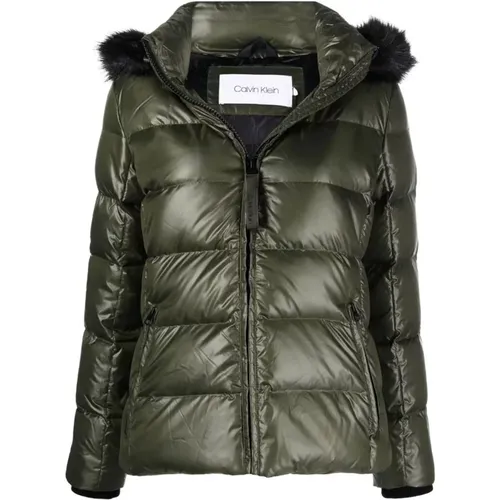 Down Jacket , female, Sizes: M - Calvin Klein - Modalova
