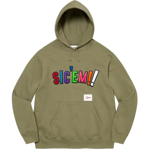 Limited Edition Hooded Sweatshirt Light Olive , male, Sizes: M, XL, 2XL, L - Supreme - Modalova