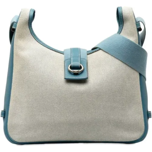 Pre-owned Canvas shoulder-bags , female, Sizes: ONE SIZE - Hermès Vintage - Modalova