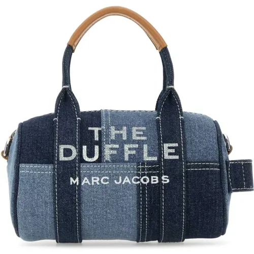 Two-tone denim The Duffle handbag , female, Sizes: ONE SIZE - Marc Jacobs - Modalova