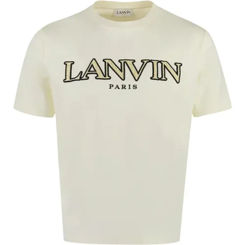 Baumwoll-Logo T-Shirt Lanvin - Lanvin - Modalova