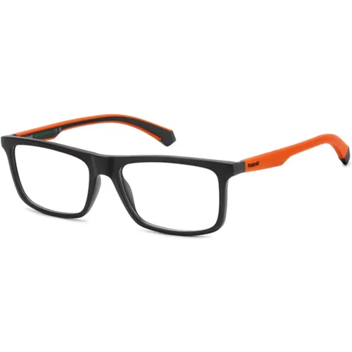 Matte Orange Eyewear Frames , unisex, Sizes: 56 MM - Polaroid - Modalova