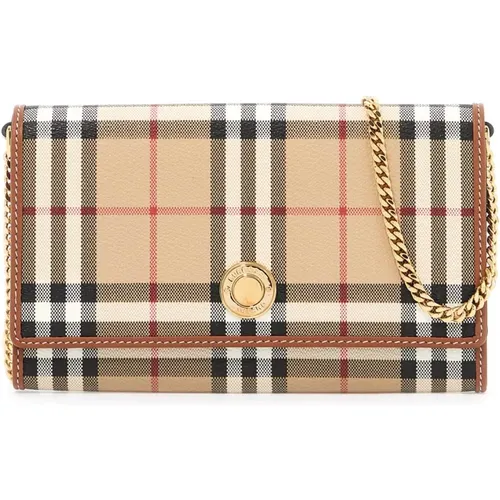 Checkered Mini Crossbody Bag , female, Sizes: ONE SIZE - Burberry - Modalova