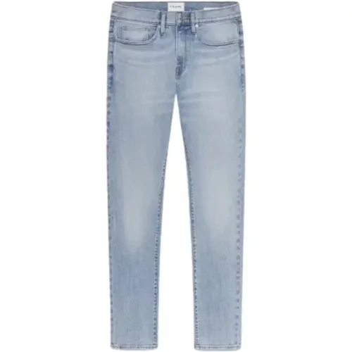 Slim Gerades Jeans in La Jolla , Herren, Größe: W34 - Frame - Modalova