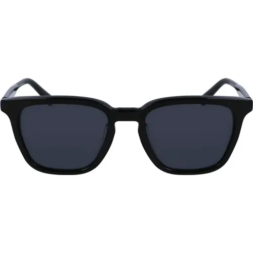 Schwarz/Braune Sonnenbrille Sf1100S , unisex, Größe: 52 MM - Salvatore Ferragamo - Modalova