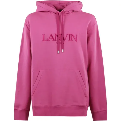 Stylischer Hoodie mit Brod�-Detail , Herren, Größe: XL - Lanvin - Modalova