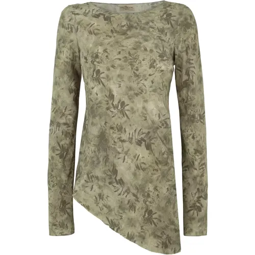 Seiden Herba Print Top , Damen, Größe: S - Cortana - Modalova