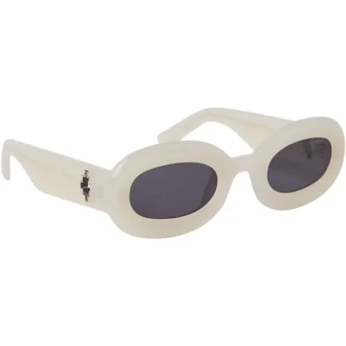 Ovale Sonnenbrille mit Puffed Front , unisex, Größe: 50 MM - Marcelo Burlon - Modalova