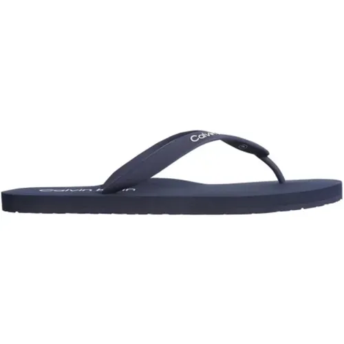 Herren Gummi Flip Flops , Herren, Größe: 43 EU - Calvin Klein - Modalova