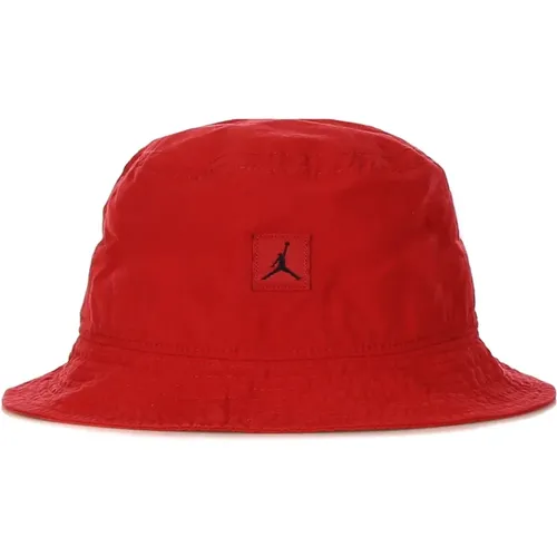 Bucket Jumpman Gewaschene Kappe Gym Rot , Herren, Größe: M/L - Jordan - Modalova