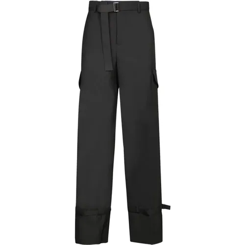 Trousers for Women Aw24 , female, Sizes: L - Sacai - Modalova