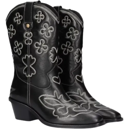 Western Style Cowboy Boots , Damen, Größe: 38 EU - Fabienne Chapot - Modalova