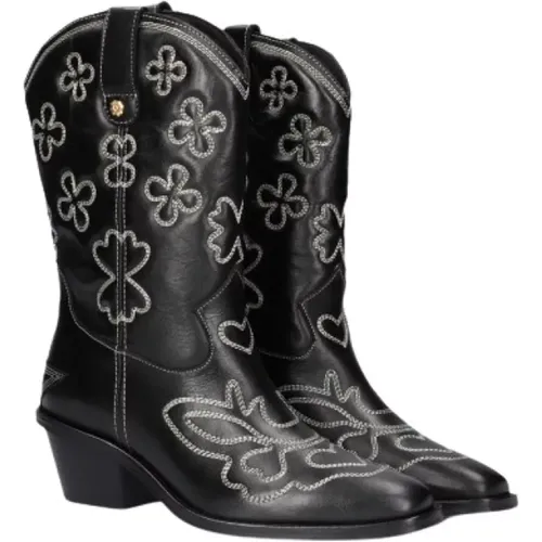 Western Style Cowboy Boots , female, Sizes: 5 UK, 6 UK, 4 UK - Fabienne Chapot - Modalova