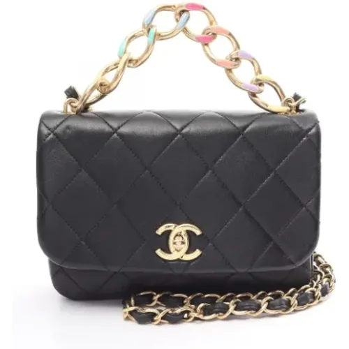 Pre-owned Leather chanel-bags , female, Sizes: ONE SIZE - Chanel Vintage - Modalova