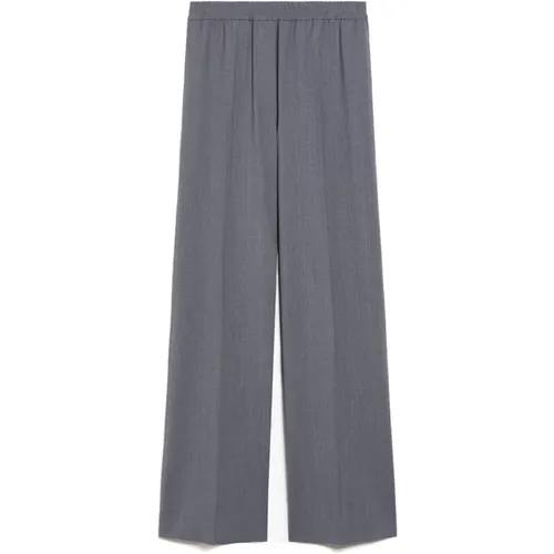 Wollhose mit geradem Bein , Damen, Größe: XS - Max Mara - Modalova