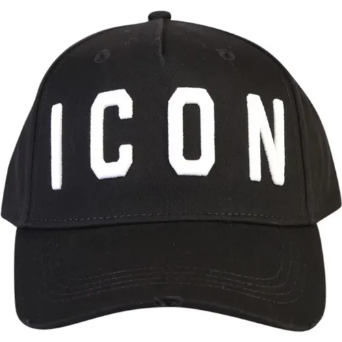 Icon Baseball Cap , male, Sizes: ONE SIZE - Dsquared2 - Modalova