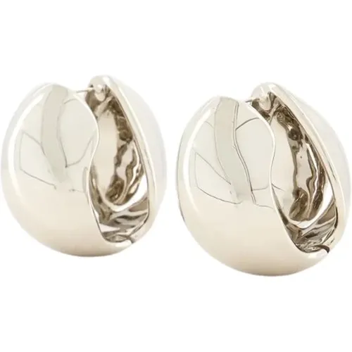 Creole Earrings - Metal - Silver , female, Sizes: ONE SIZE - Coperni - Modalova