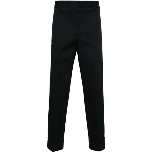 Stretch Twill Carrot Fit Trousers , male, Sizes: L - PT Torino - Modalova