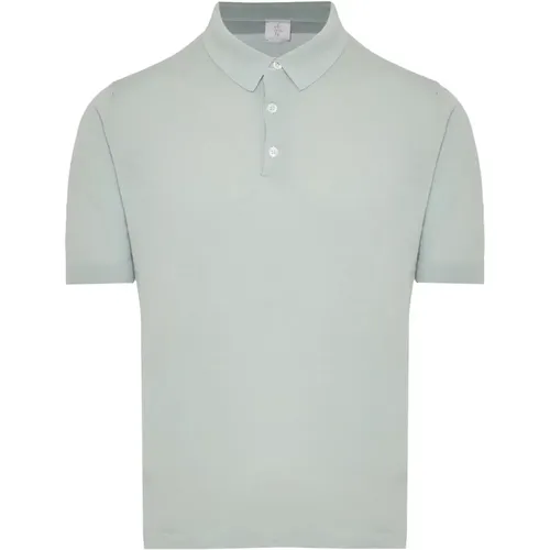 Cotton Knit Polo Shirt , male, Sizes: M, XL, 2XL, L - Eleventy - Modalova