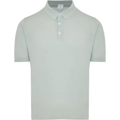 Cotton Knit Polo Shirt , male, Sizes: XL, 2XL - Eleventy - Modalova