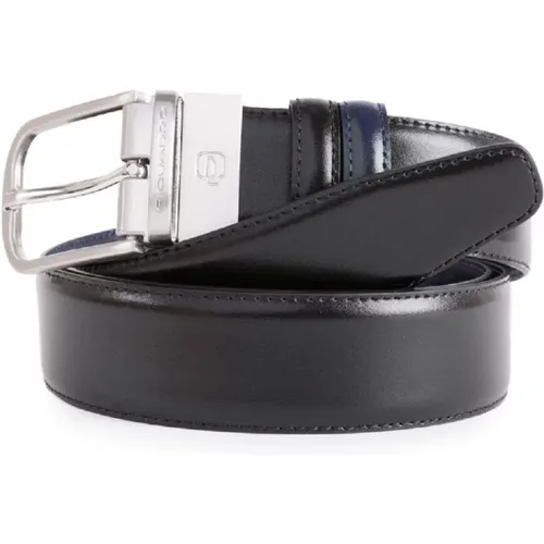 Leather Belt Buckle , male, Sizes: ONE SIZE - Piquadro - Modalova