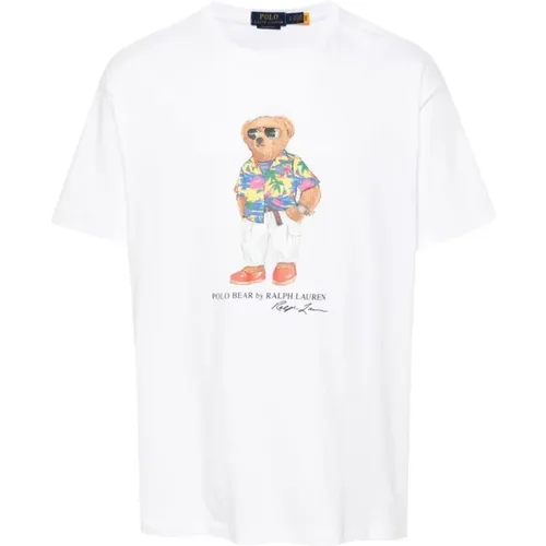 Polo Bear Jersey T-shirt , Herren, Größe: M - Ralph Lauren - Modalova
