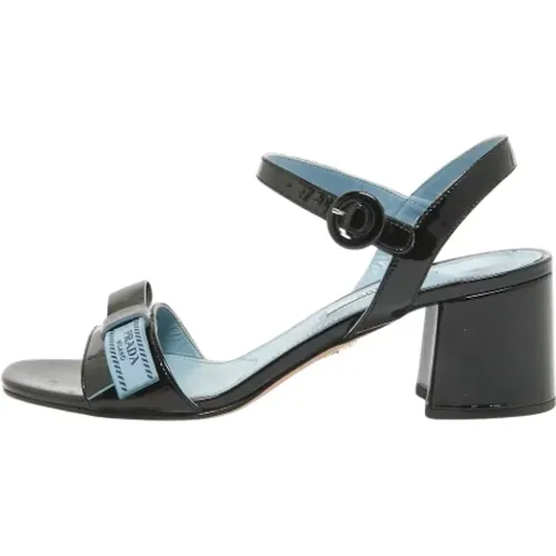 Pre-owned Leather sandals , female, Sizes: 4 UK - Prada Vintage - Modalova