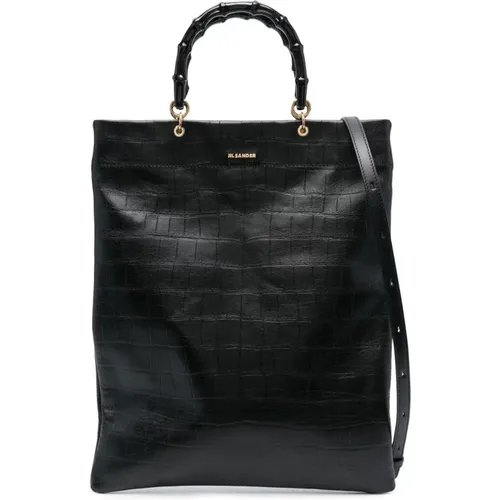 Bamboo Shopper Medium Bag , female, Sizes: ONE SIZE - Jil Sander - Modalova