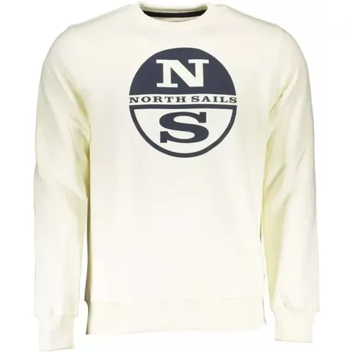 Eleganter Weißer Sweatshirt , Herren, Größe: 2XL - North Sails - Modalova