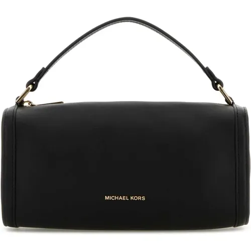 Klassische Schwarze Lederhandtasche - Michael Kors - Modalova